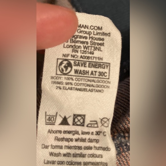 Vintage Topman by Topshop Blue Sweater with Fox Pattern 100% Cotton Mens Small - Picture 6 of 6